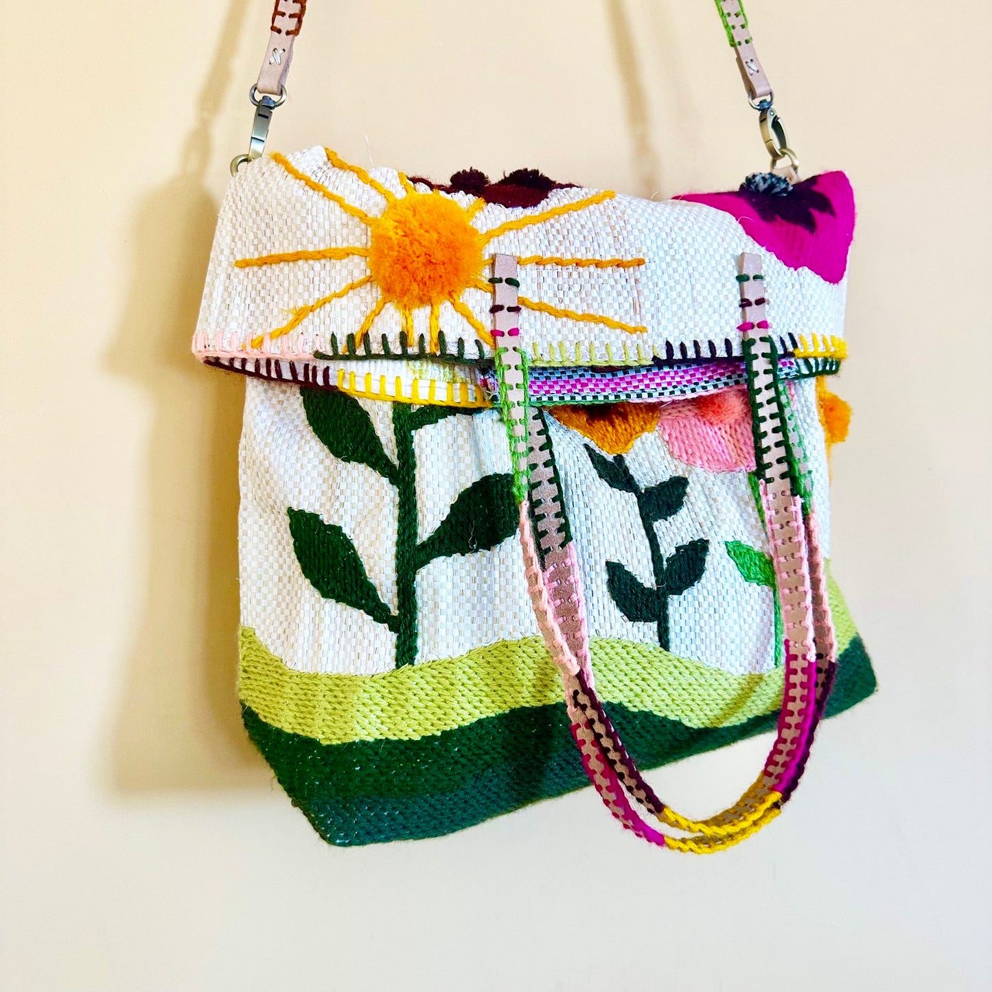 Sunshine Flowers Bag - Medium