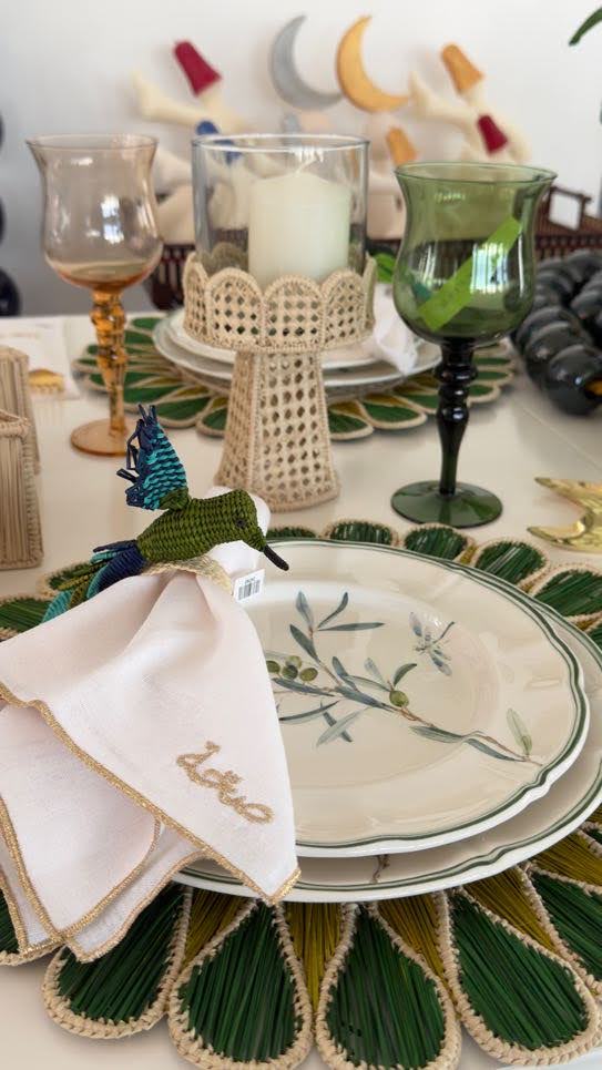 Drops Placemat - Green
