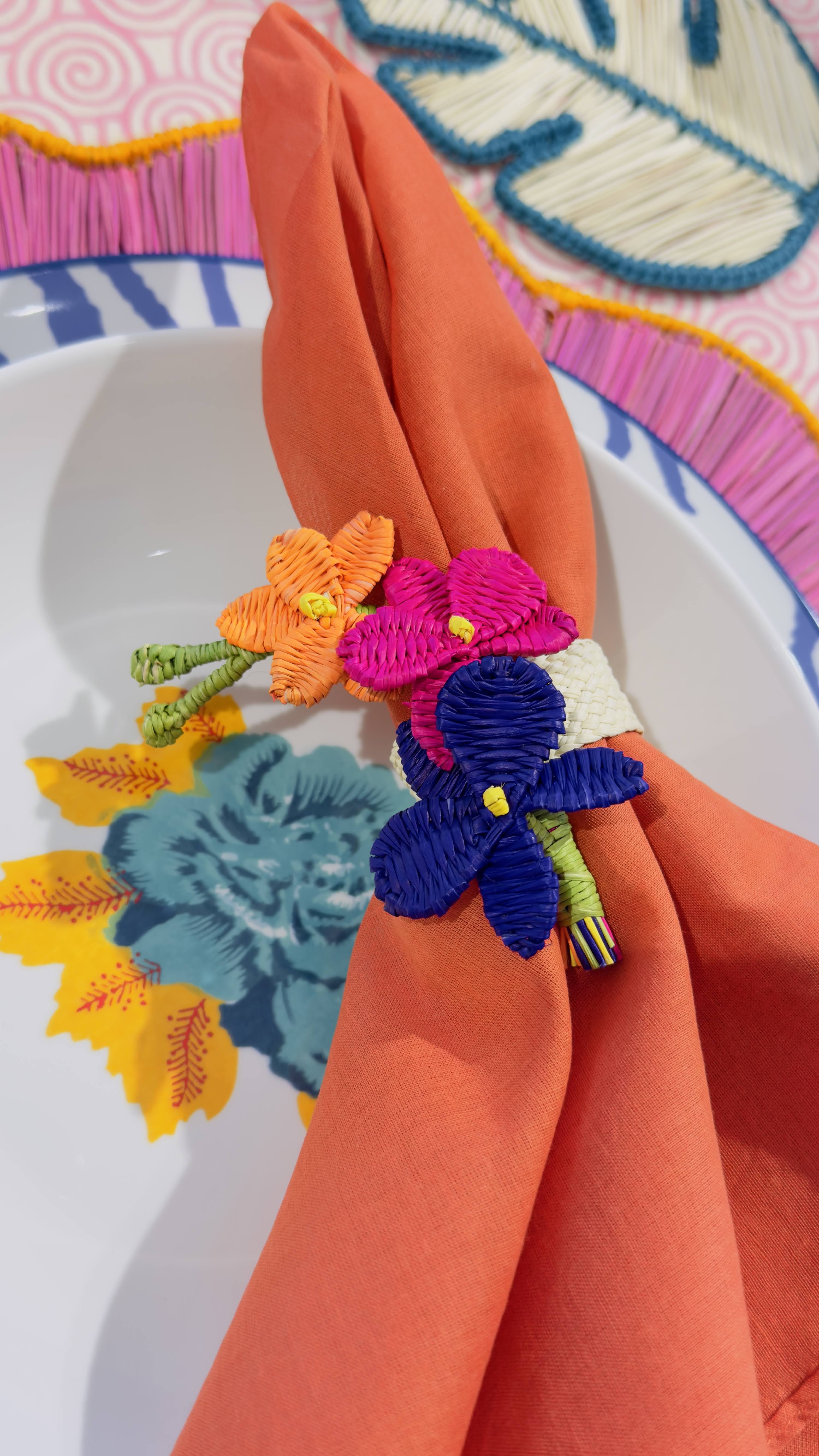 Flowers Napkin Ring