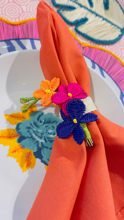 Flowers Napkin Ring