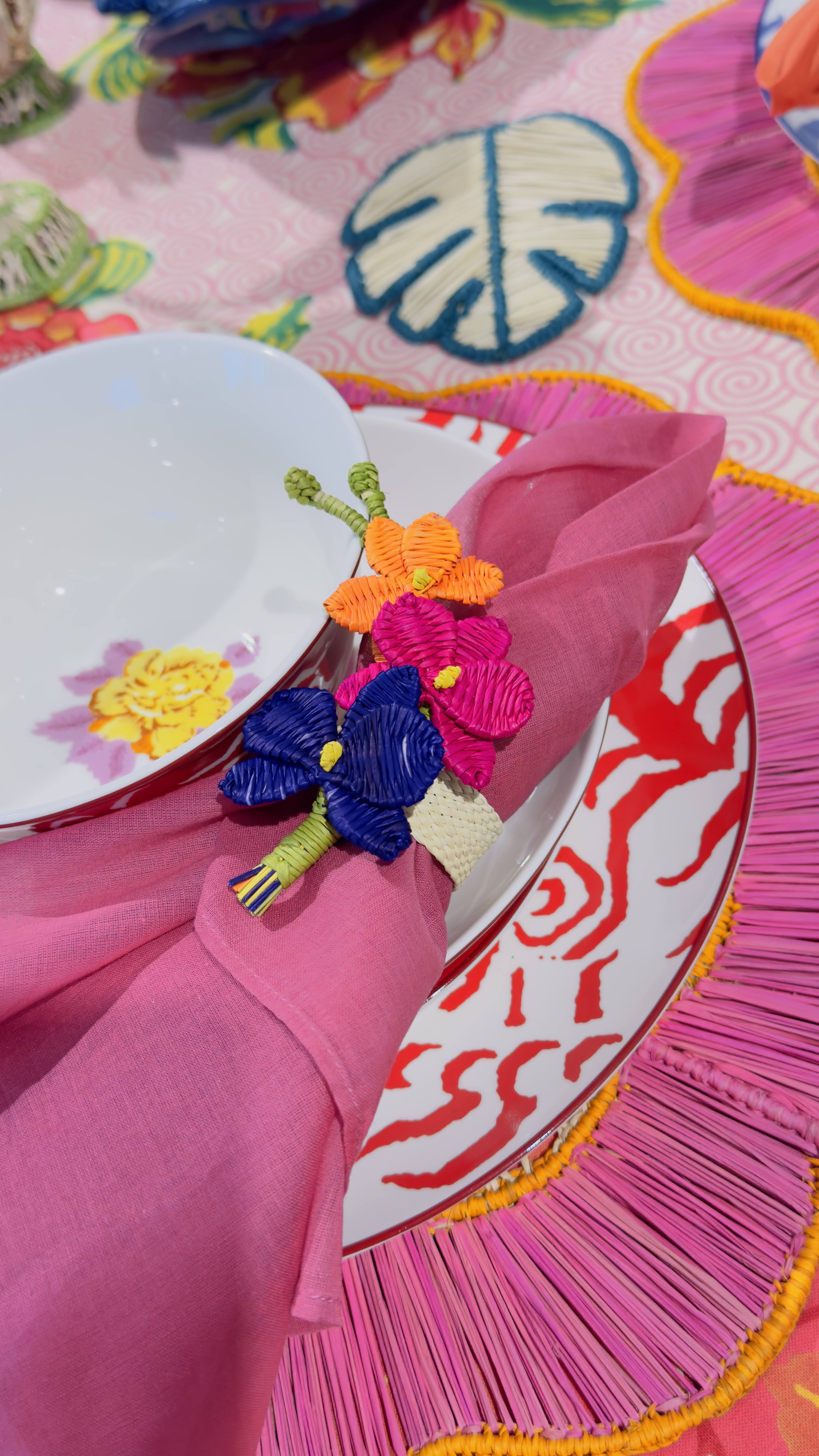 Flowers Napkin Ring
