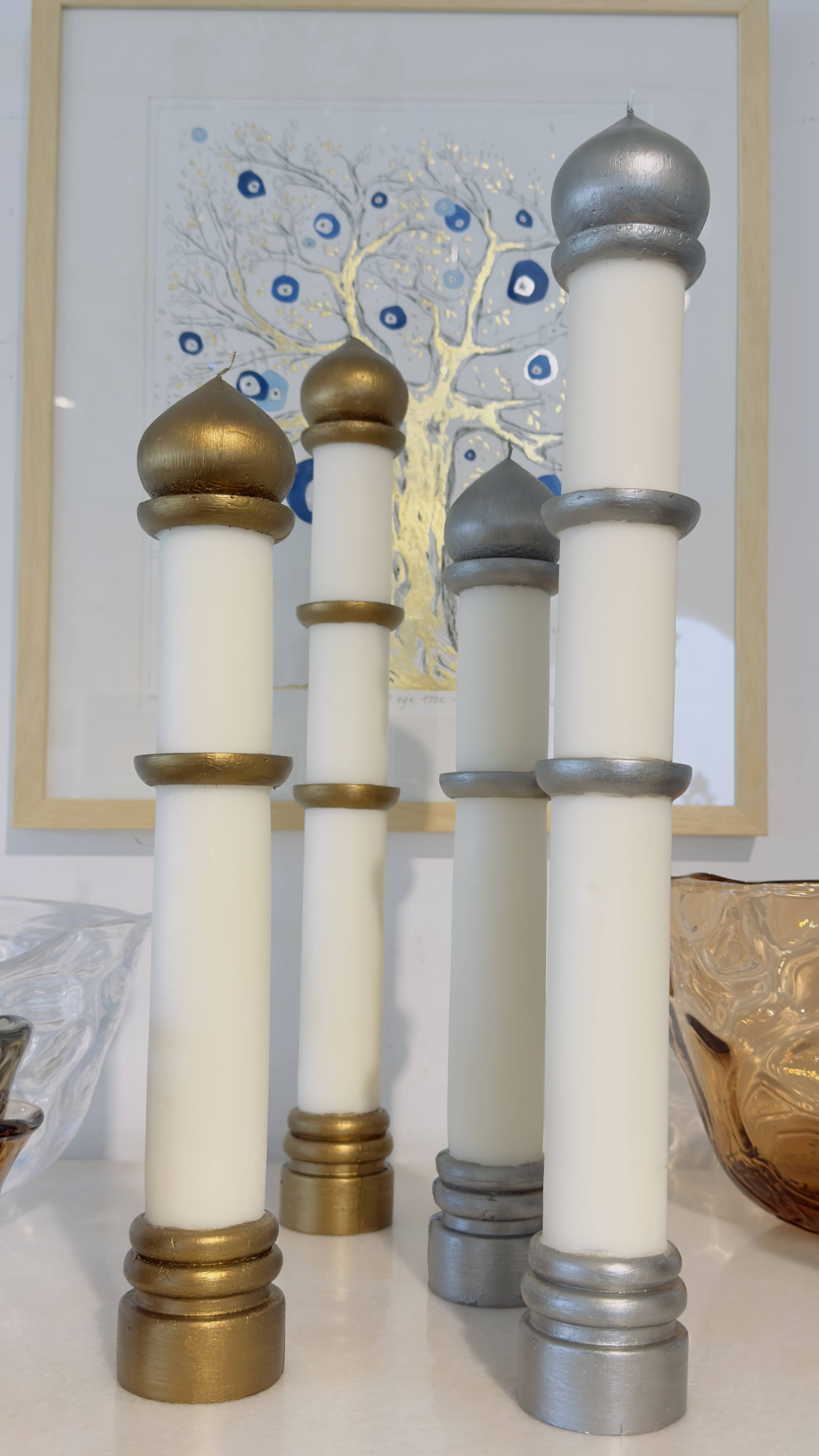 Big Pillar Minaret Candle - Large