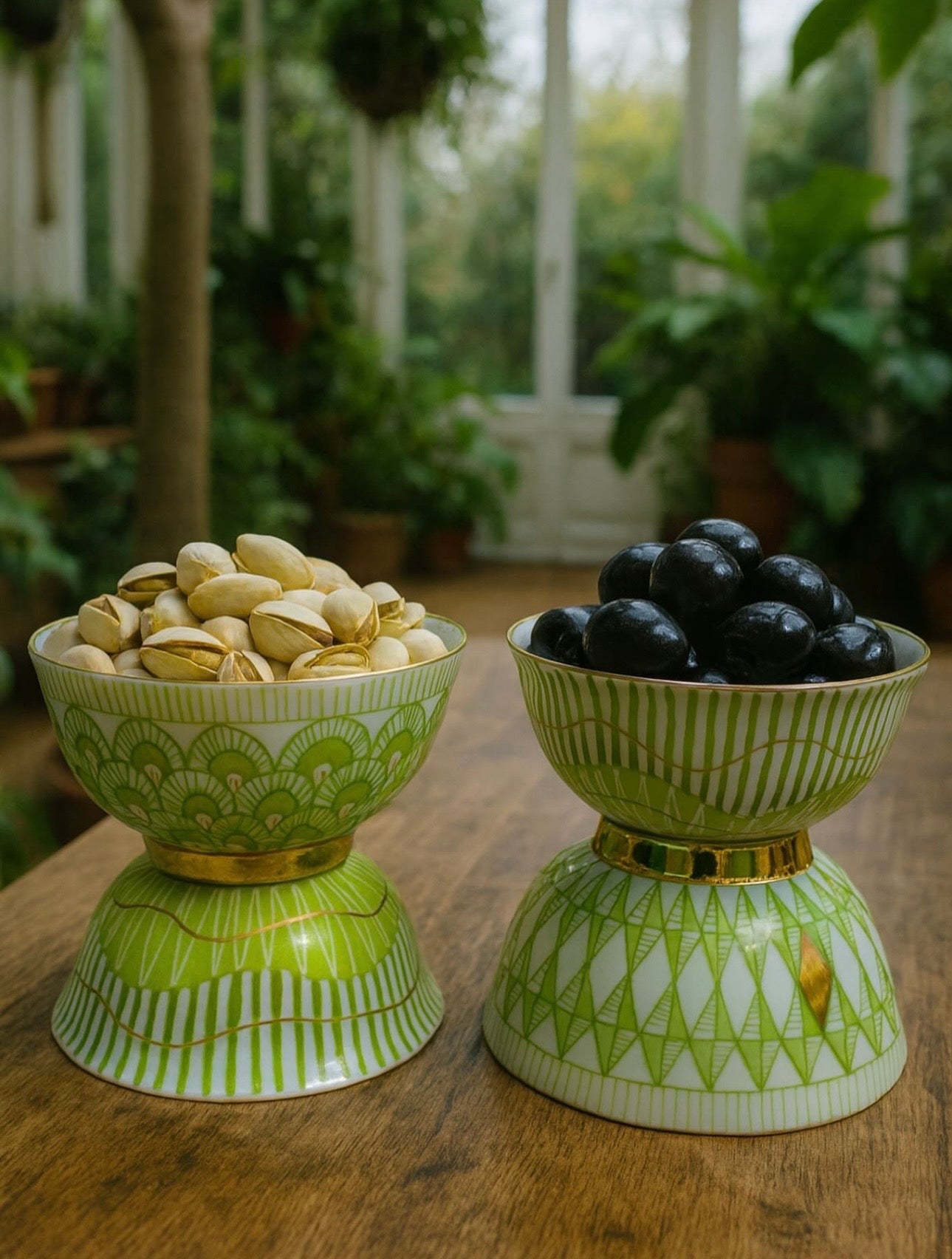 Reversible Hand Painted Porcelain Classic Bowl