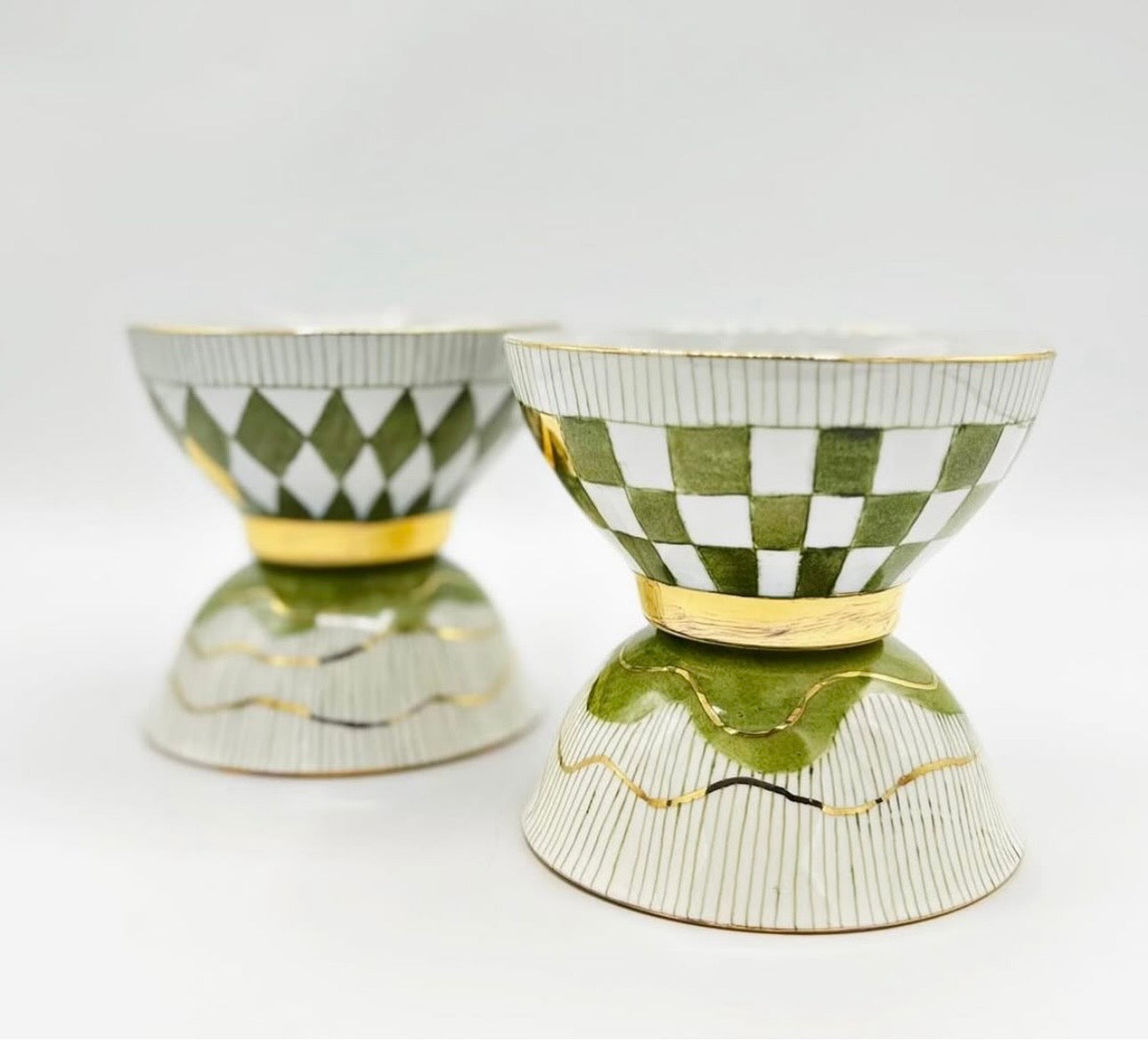 Reversible Hand Painted Porcelain Classic Bowl