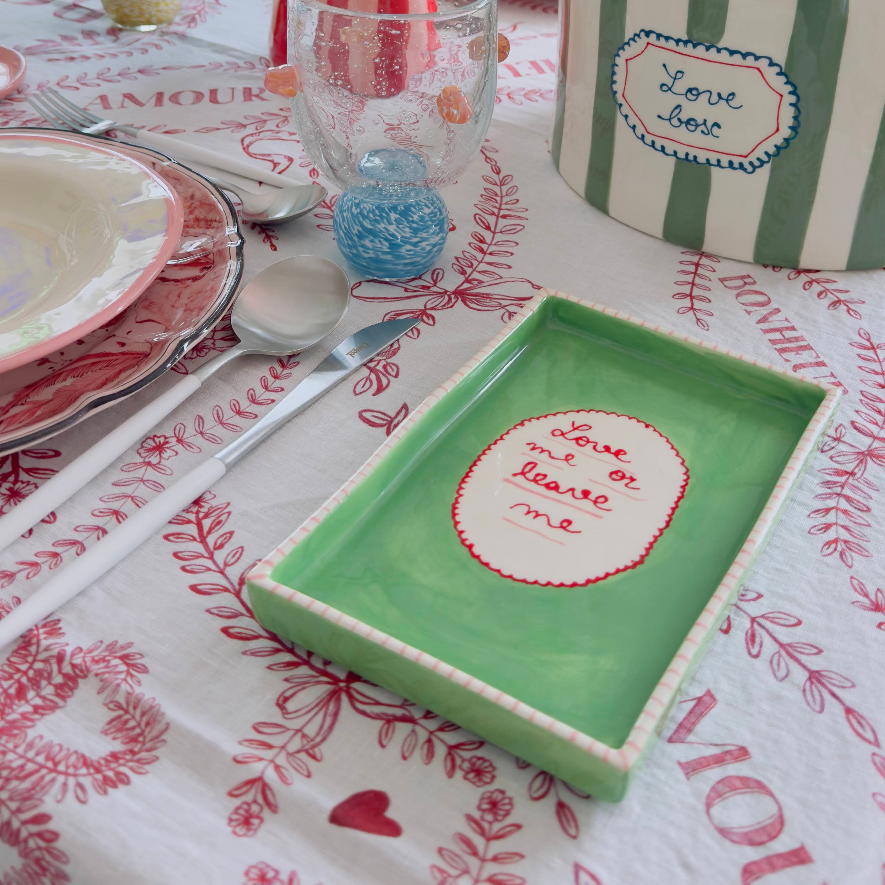 Love Me or Leave me Dish