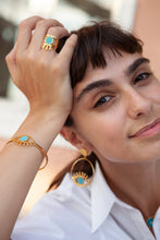 Load image into Gallery viewer, Nounzein Earrings Ouyouni - Turquoise
