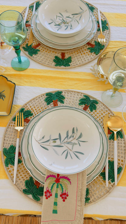 Olive Branch Soup Plates - Set of 6
