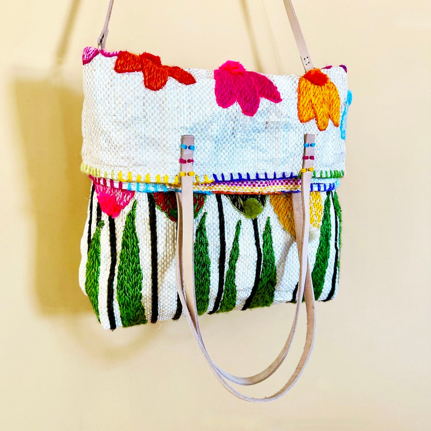 Multi Tulips Bag - Medium