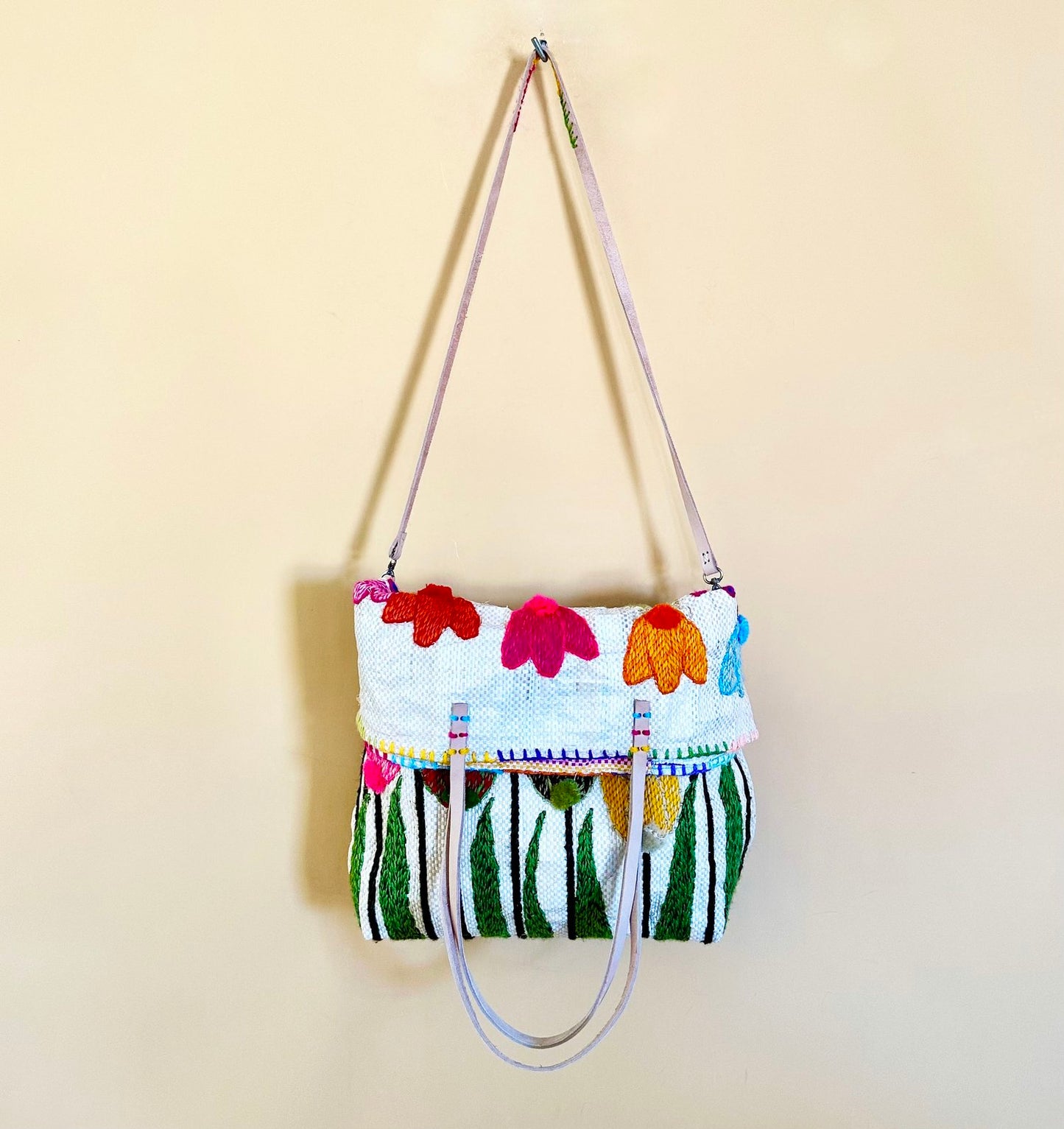 Multi Tulips Bag - Medium