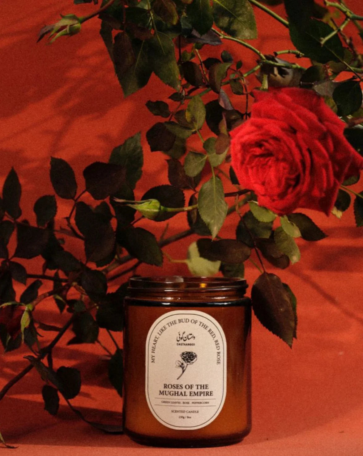 Roses of the Mughal Empire Candle