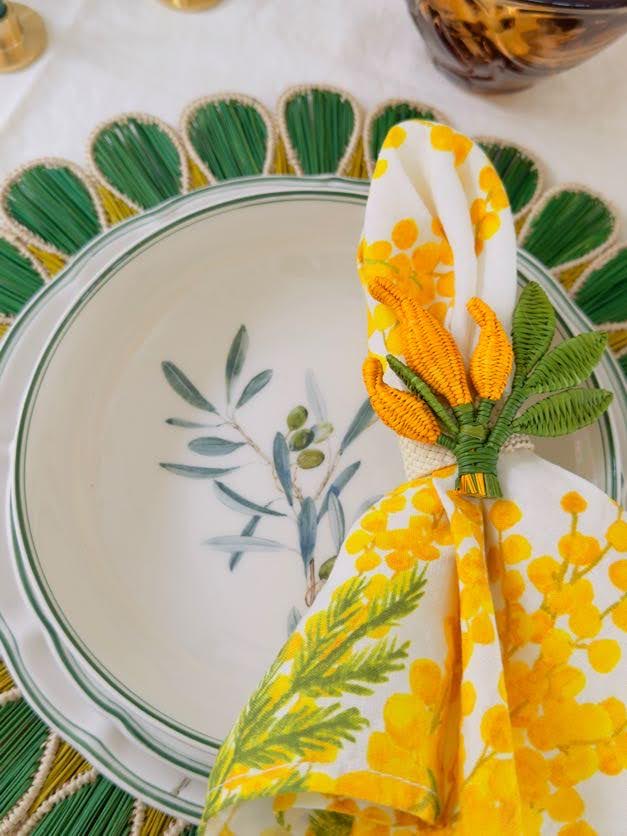 Olive Branch Soup Plates - Set of 6