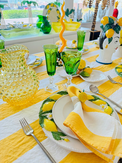 Paris Hobnail Jug 2L - Citron