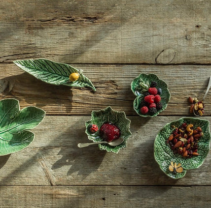 Leaf Geranium with Frog