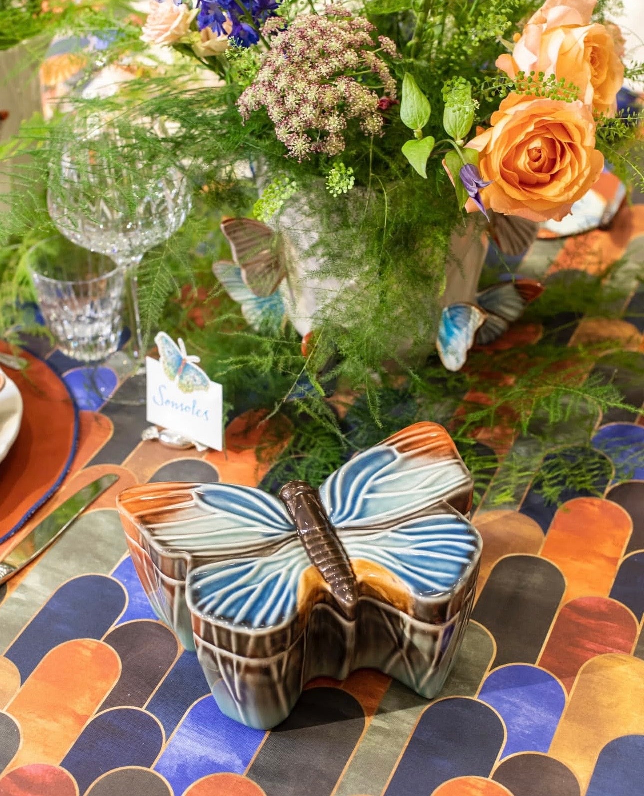 Cloudy Butterflies Large Box