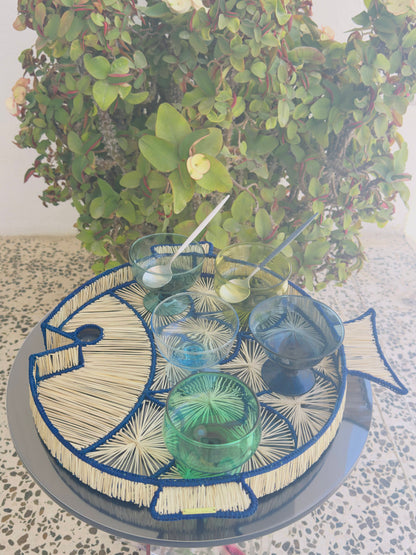 Blue Fish Tray