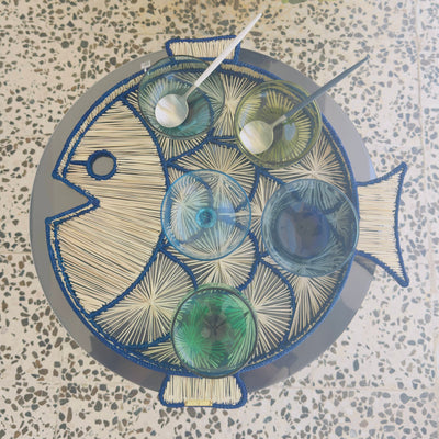 Blue Fish Tray