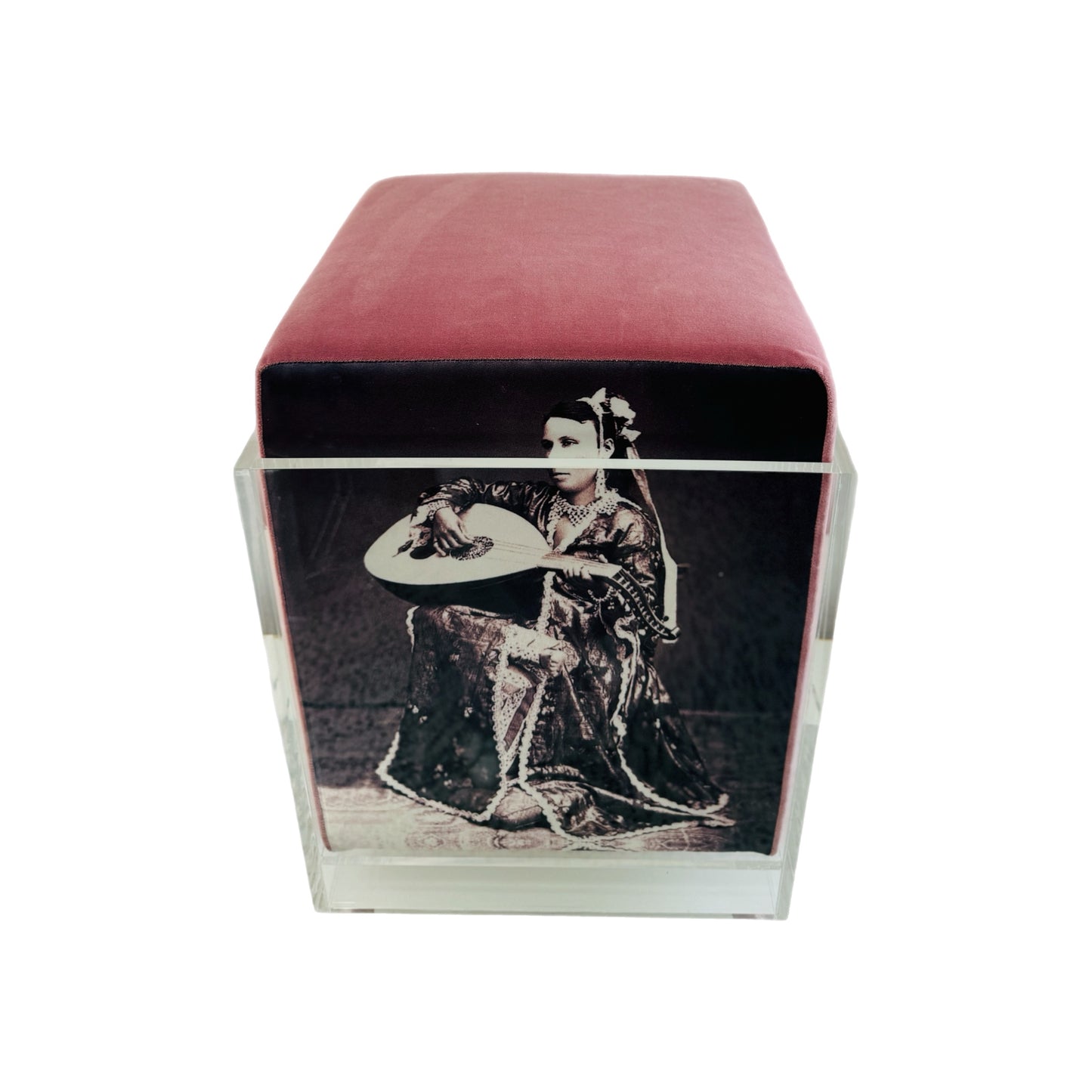 Nada Debs Vintage Floating Stool - Pink