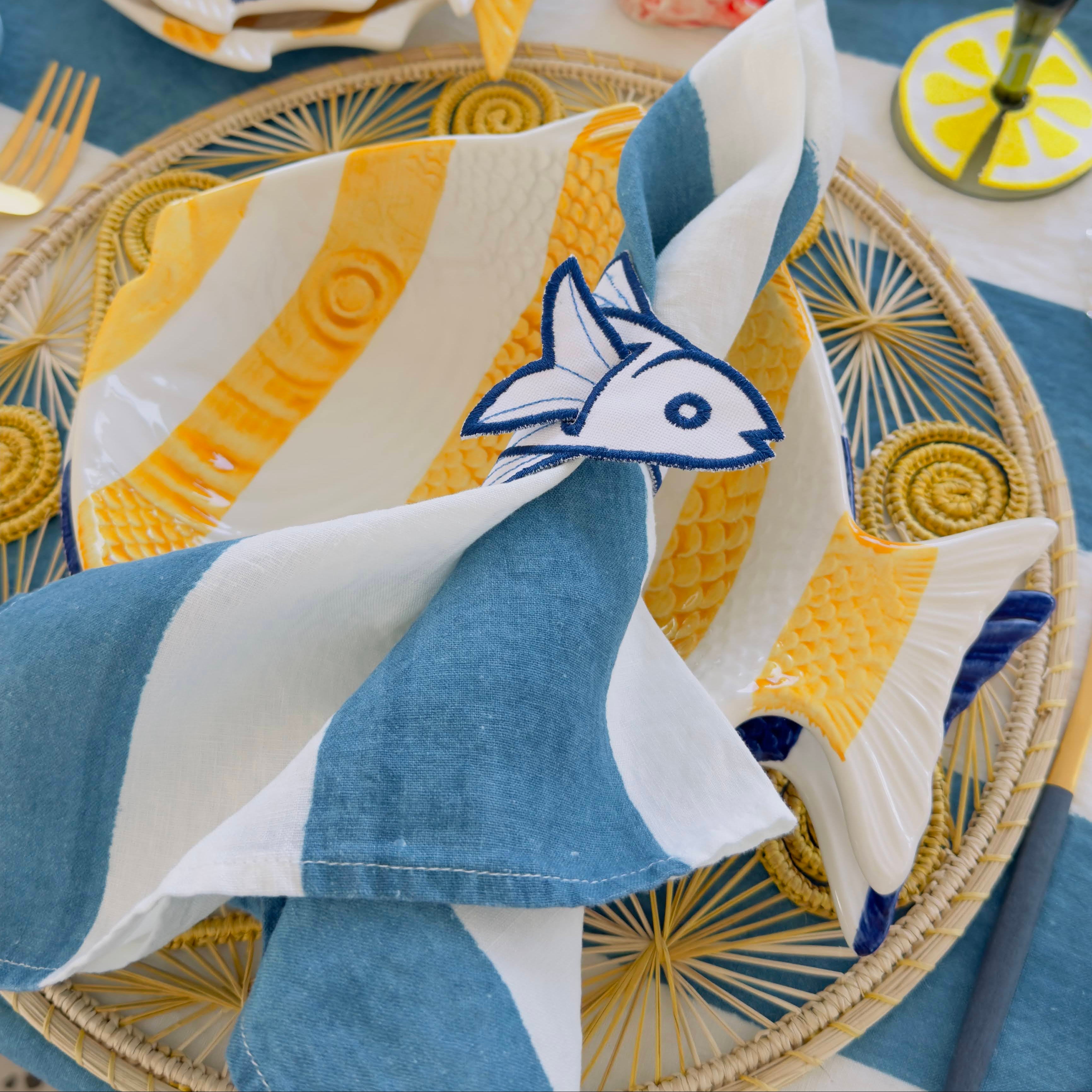 Fish Napkin Rings - Set of 6