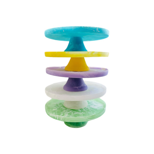 Nashi Home Resin Footed Cake Stand Medium