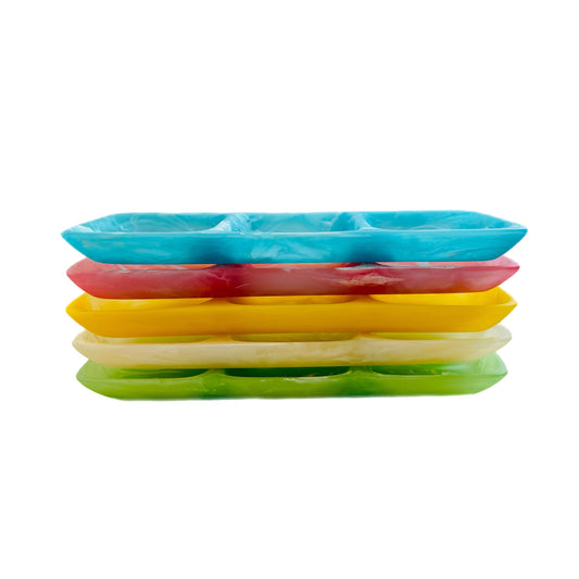 Nashi Home Resin Compartments Tray - Large