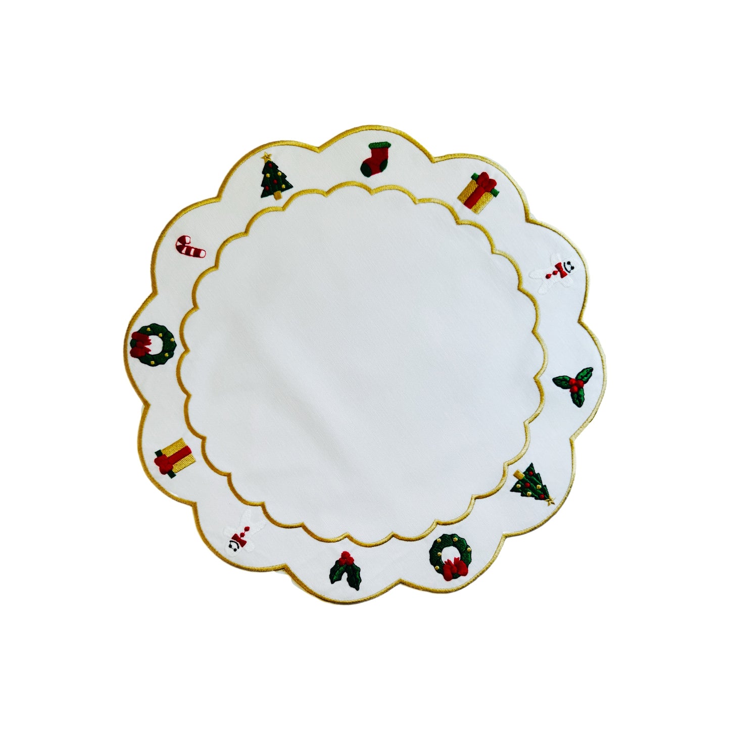 Christmas Round Placemat