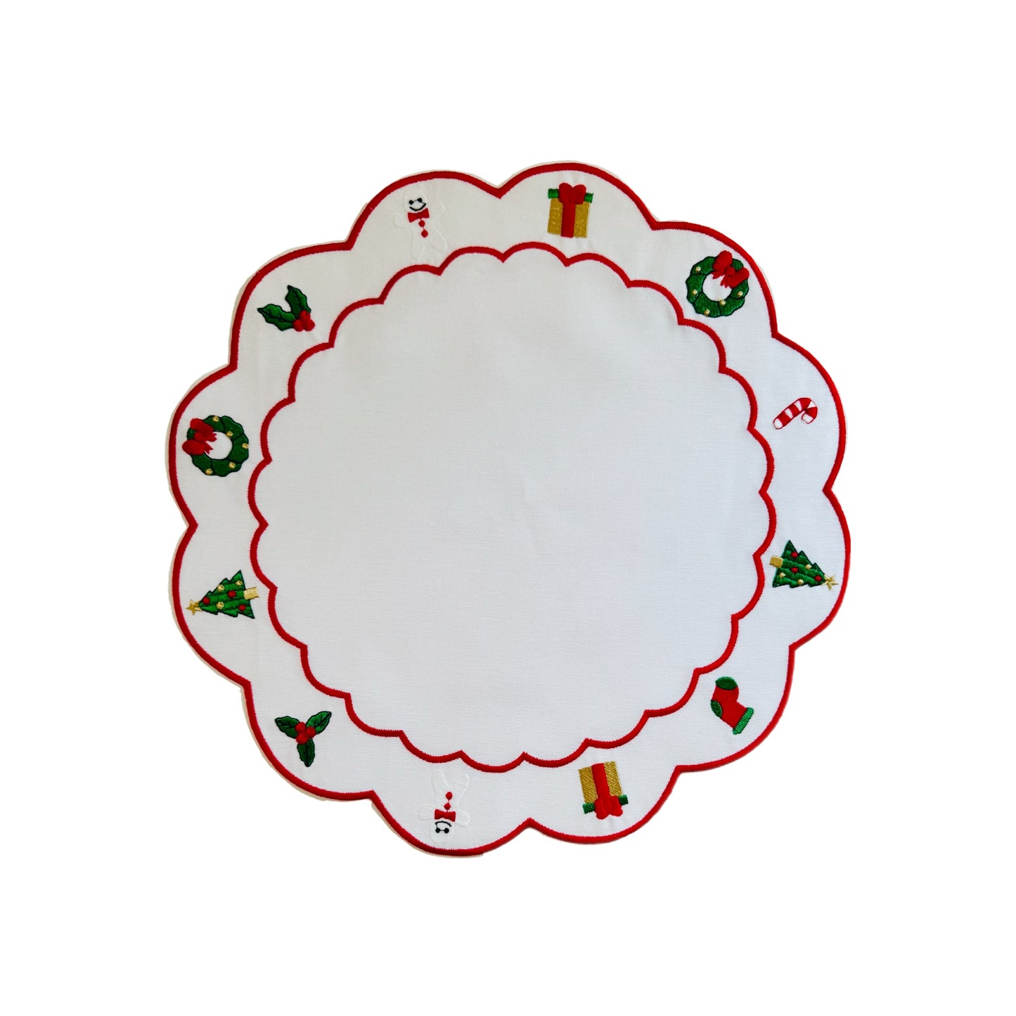 Christmas Round Placemat