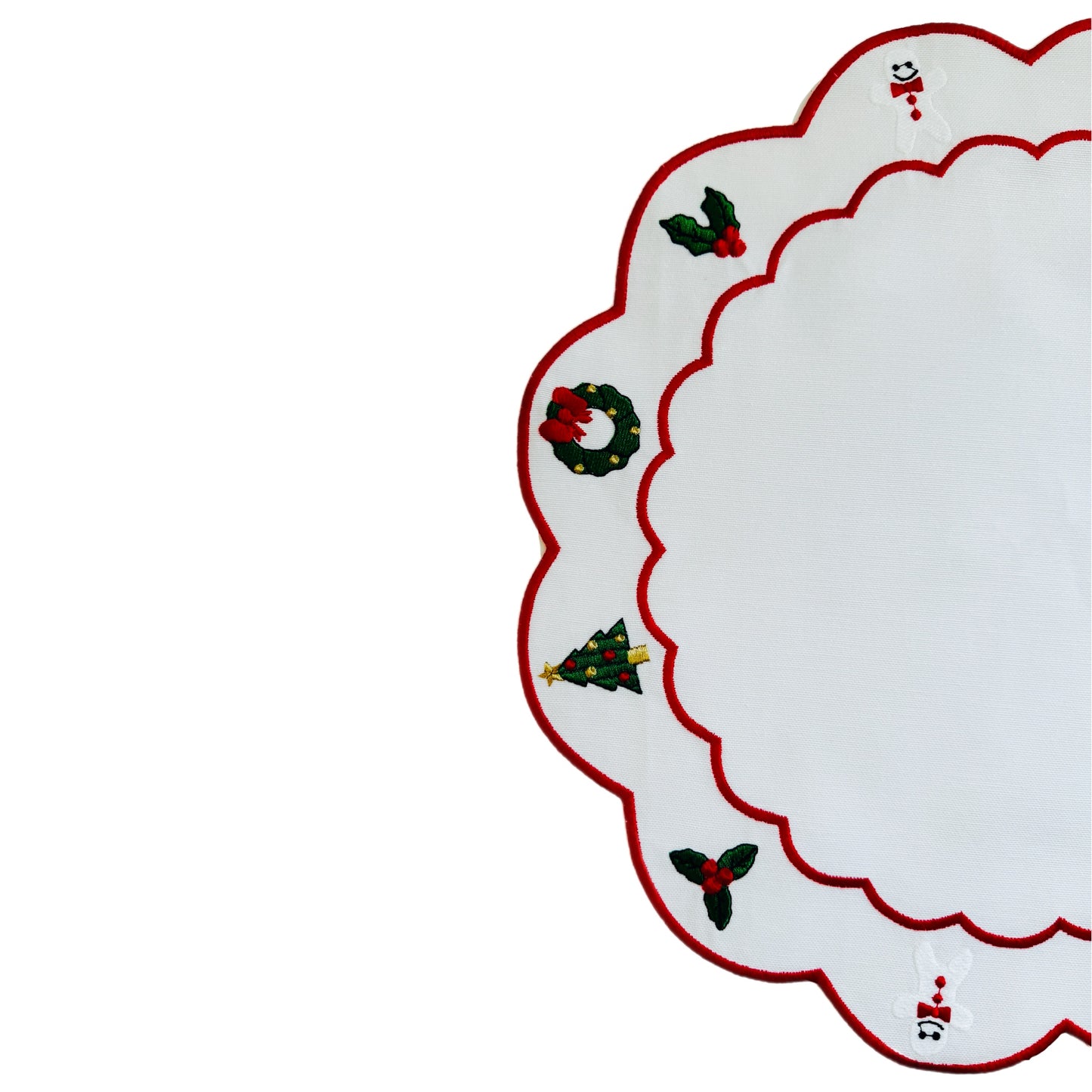 Christmas Round Placemat