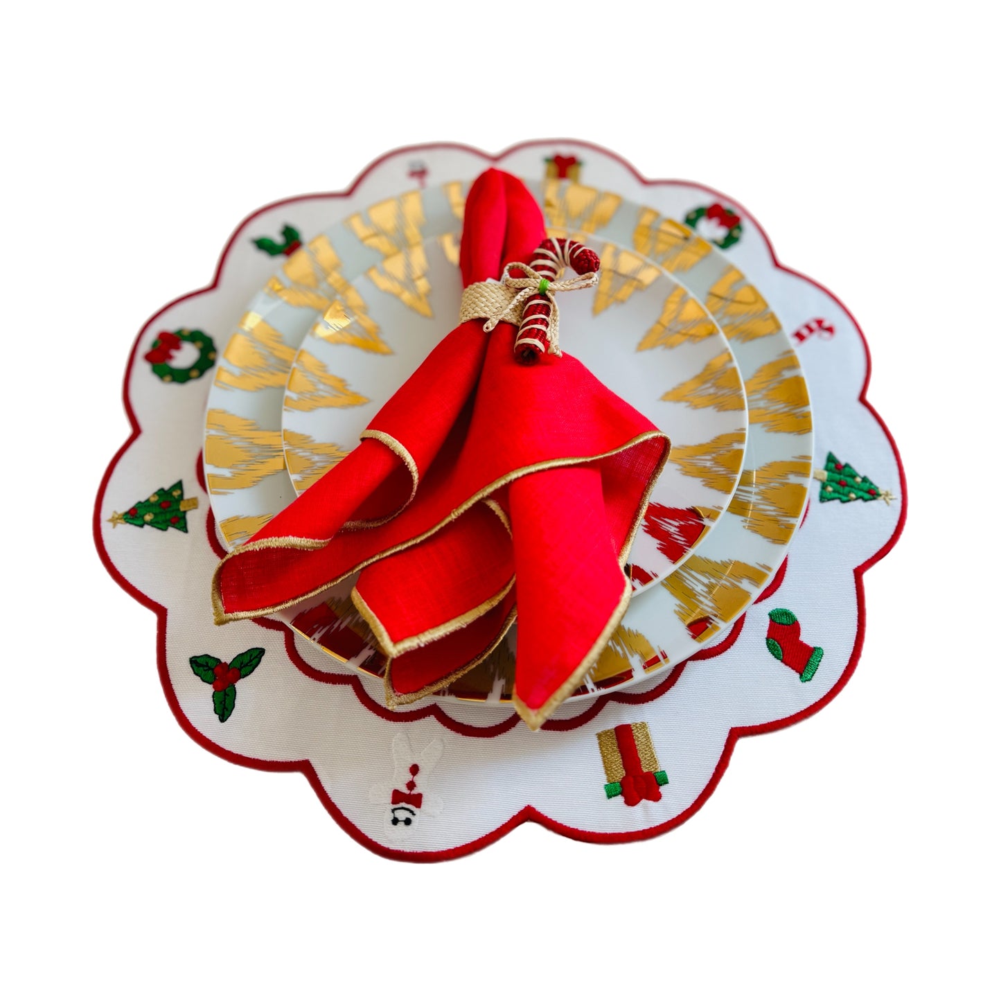 Christmas Round Placemat