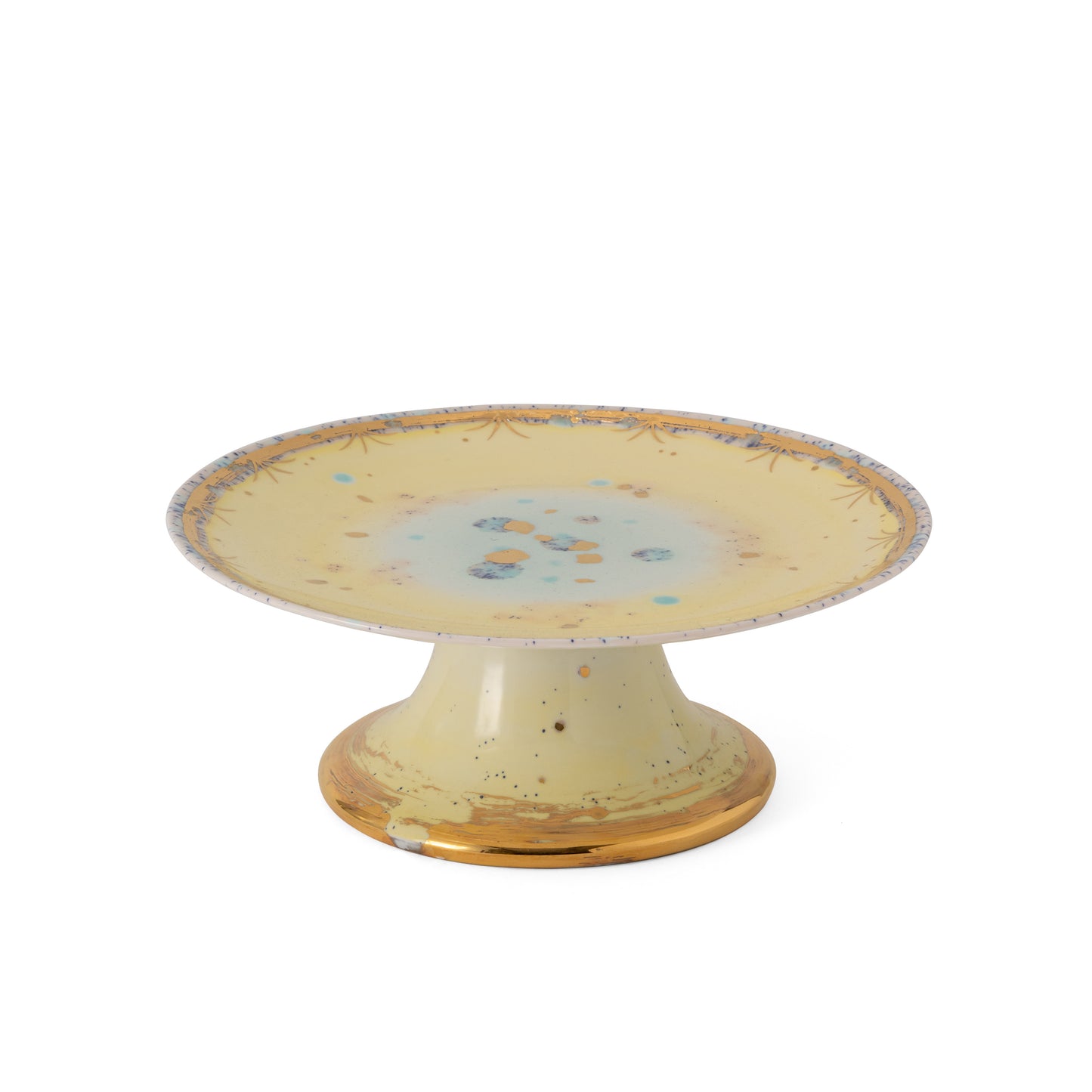 Paolina Rim Cake Stand - Yellow