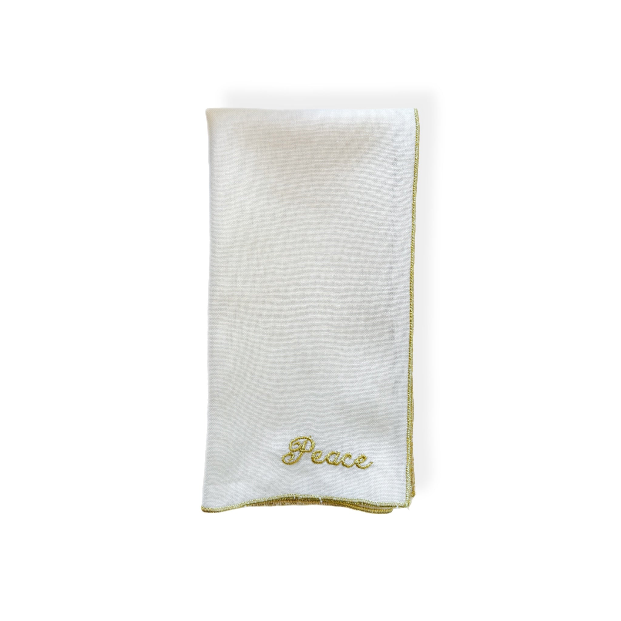 A Table Wishes Napkin - White