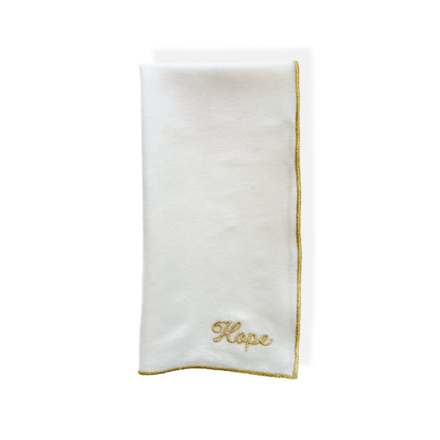 A Table Wishes Napkin - White