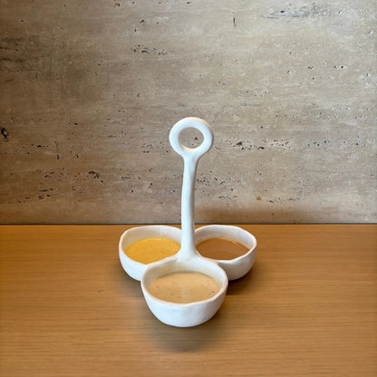 One, Two , Trio Sauces Bowl