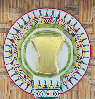 Al Qatt Al Isiri  Round Placemat