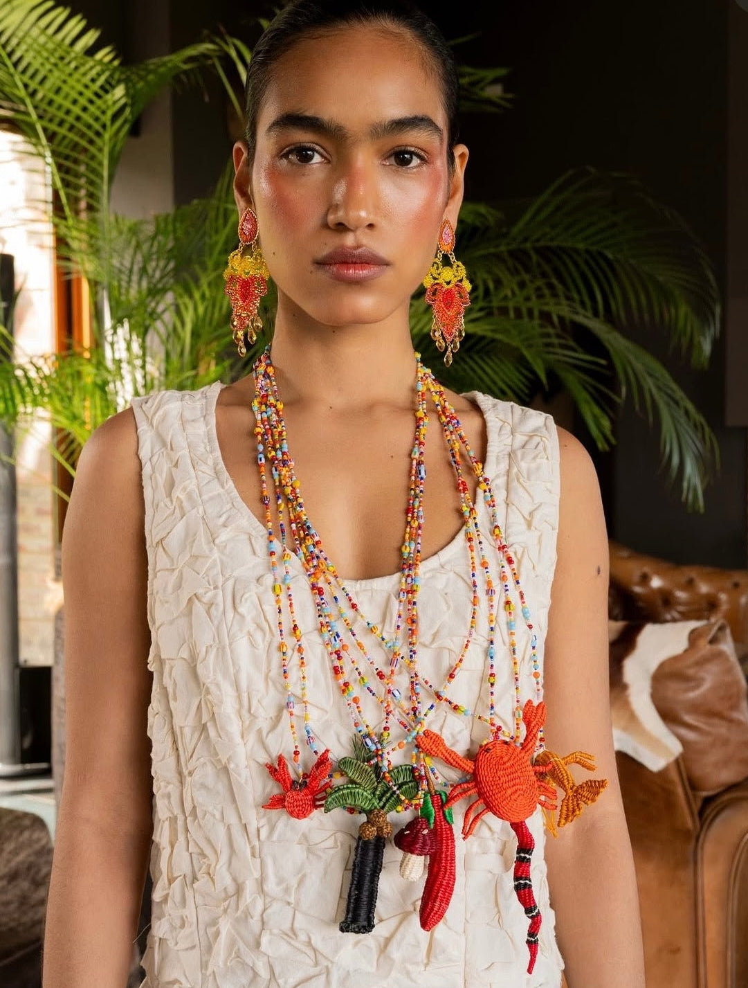 Palm Tree Necklace