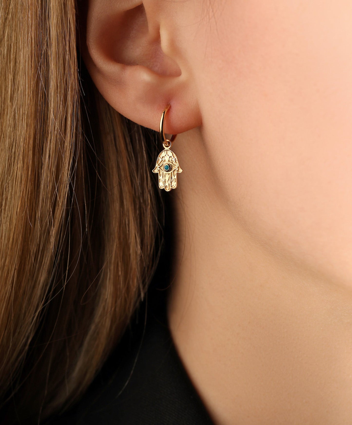 J by Boghossian Hoop Earring - Fatma Hand