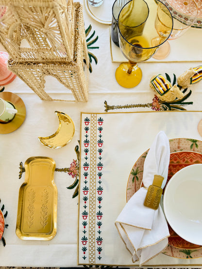 Moon Date Gold Tray - Small