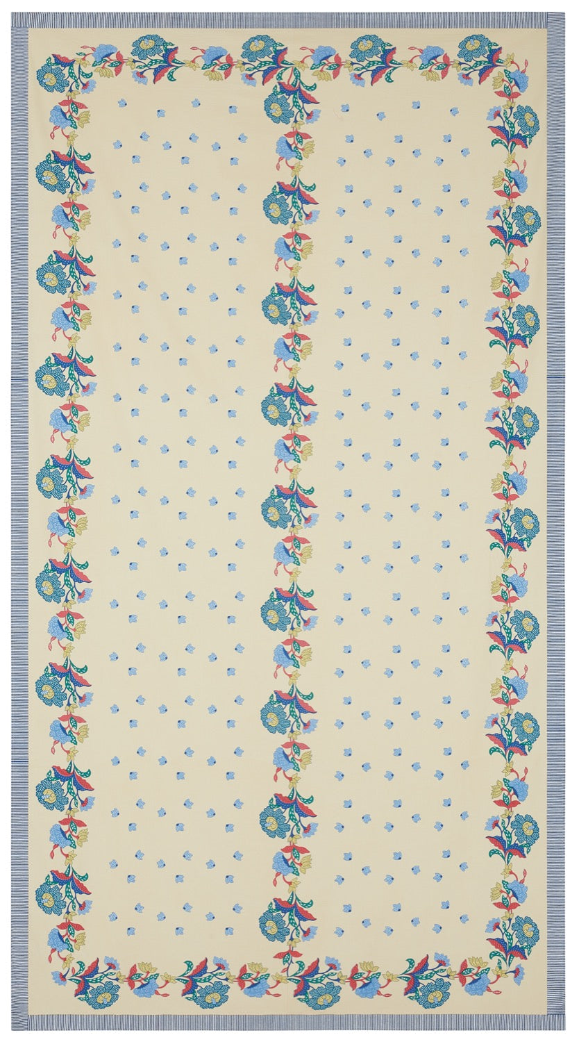 Indonesian Natural Cotton Tablecloth - 180x350