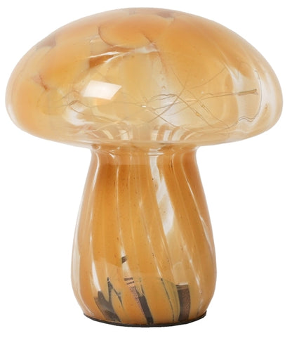 Mushy Portable Led Lamp - Brown & White