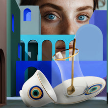 Load image into Gallery viewer, Zarina Iris Istikana Tea Cups - Set of 6
