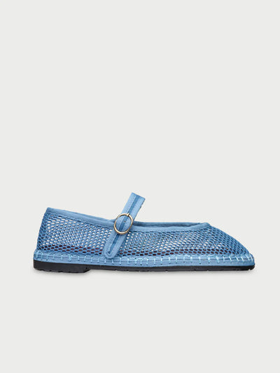 Mary Jane Isabella Blue Ballerinas