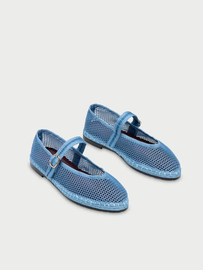 Mary Jane Isabella Blue Ballerinas