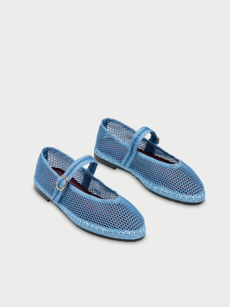 Mary Jane Isabella Blue Ballerinas