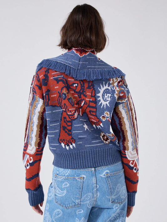 Hayley  Menzies Tibetan Tiger Merino Bomber