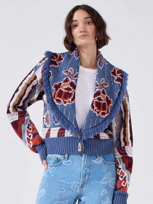 Hayley  Menzies Tibetan Tiger Merino Bomber