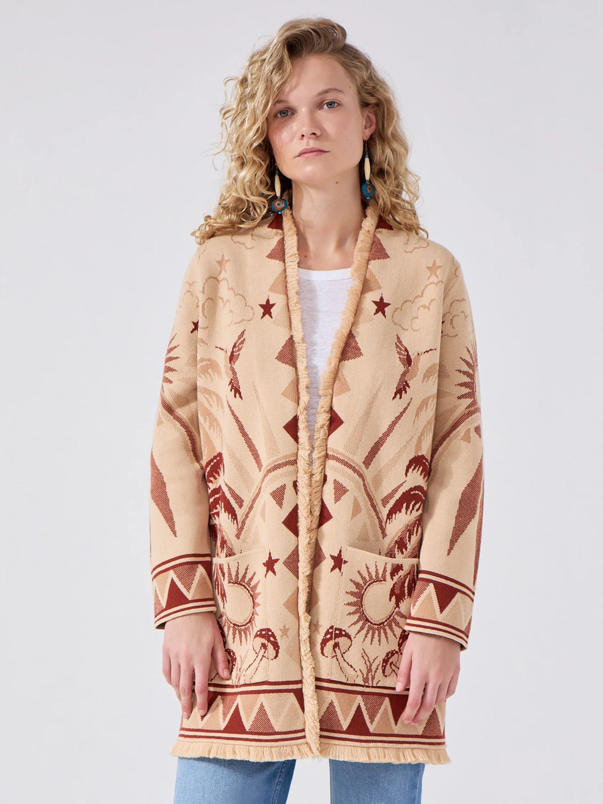 Hayley  Menzies Magic Leopard Short Cardigan