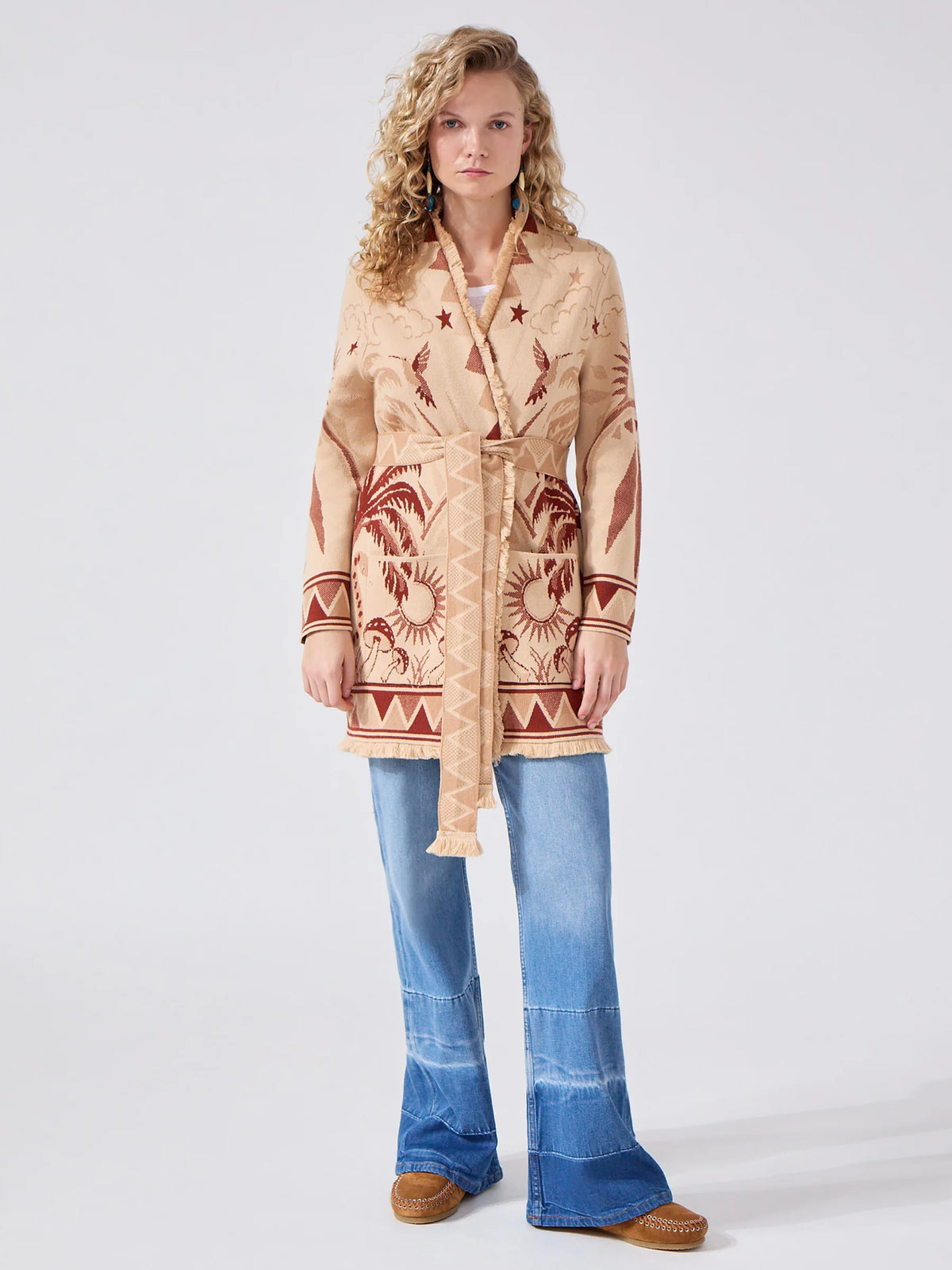 Hayley  Menzies Magic Leopard Short Cardigan