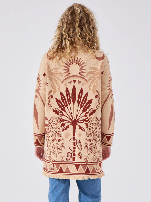 Hayley  Menzies Magic Leopard Short Cardigan