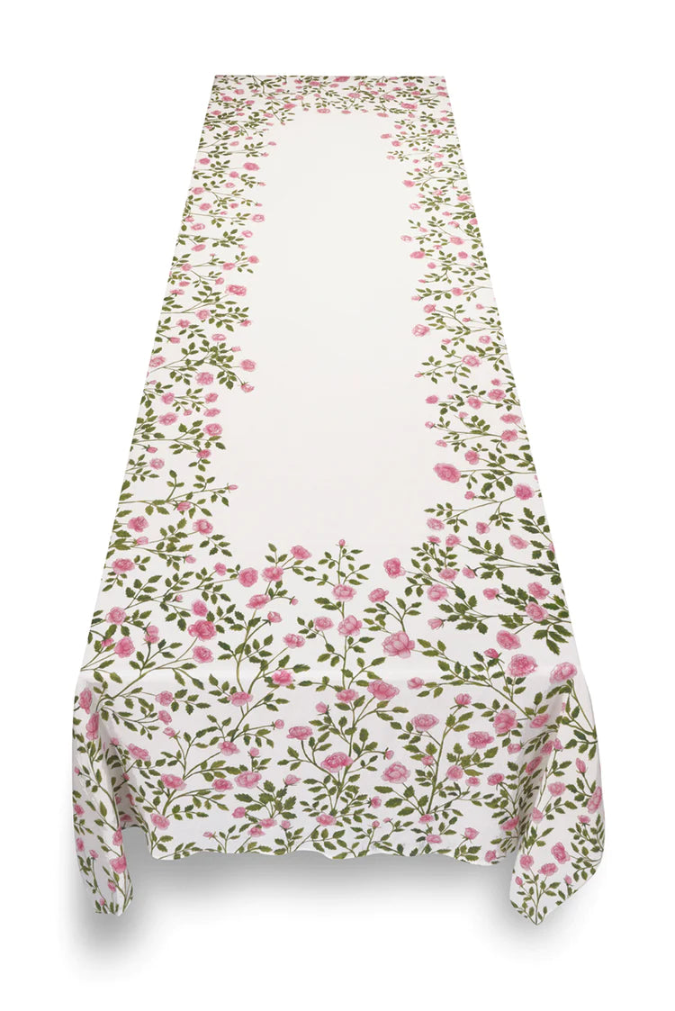 Le Jardin des Roses Linen Tablecloth