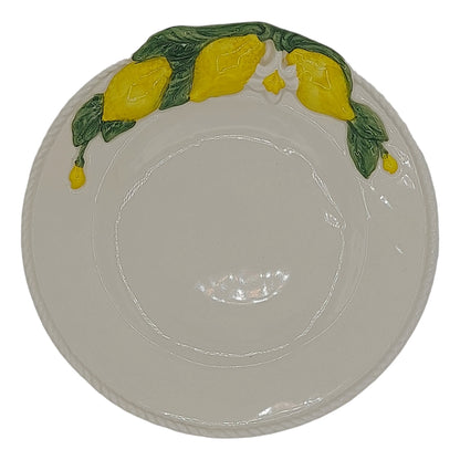 Les Ottomans Lemon Porcelain Hand Painted Salad Plate