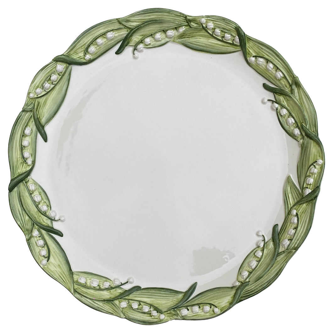 Les Ottomans Lily of the Valley Porcelain Dinner Plate